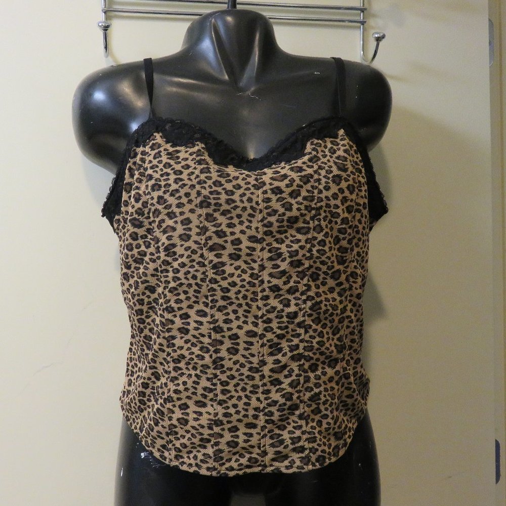 VENEZIA FITTED CAMISOLE / SIZE 22 /ANIMAL PRINT